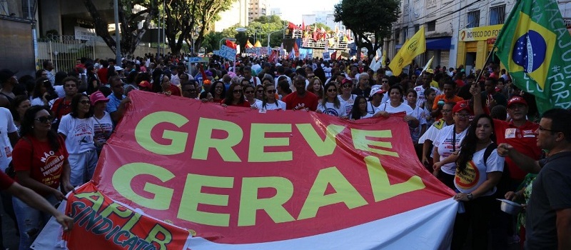 GREVE GERAL: Centrais sindicais prometem nova paralisação contra as reformas trabalhistas para esta sexta