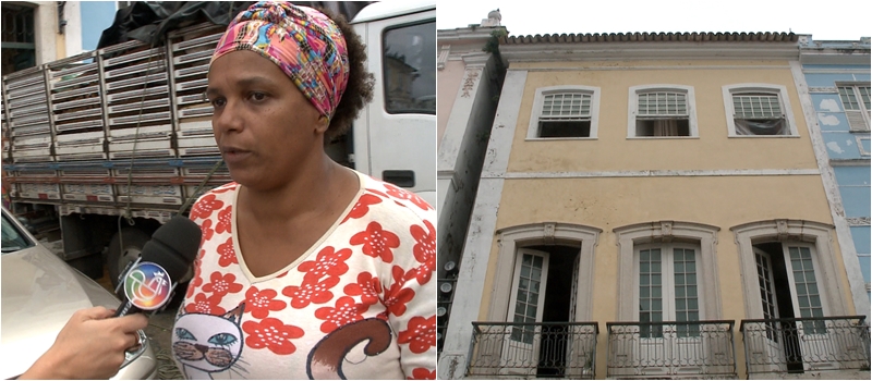 SEM LAR: Cerca de dez famílias são expulsas de antigo casarão abandonado no Centro Histórico