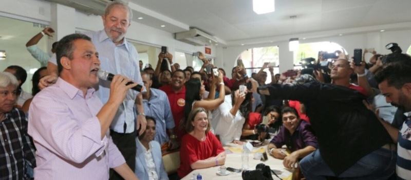 &#8216;Melhor presidente de todos os tempos&#8217;, diz Rui sobre Lula durante caravana em Feira de Santana