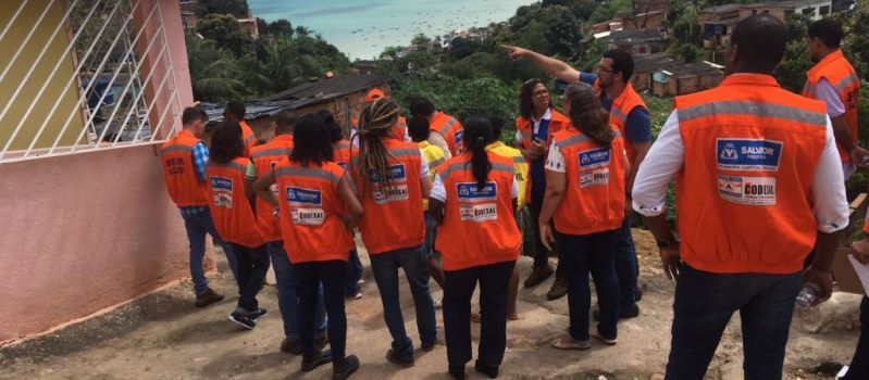 ÁREA DE RISCO: Codesal realiza simulado de evacuação no Alto da Terezinha