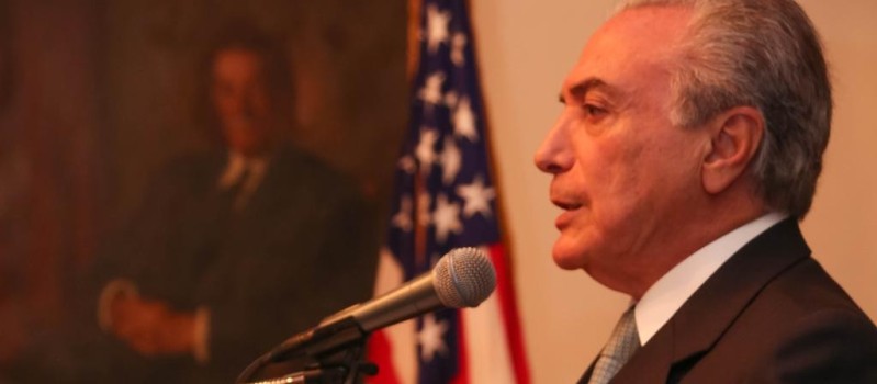 AGENDA CHEIA: Temer viaja a Nova York para jantar com Trump e discursar na ONU