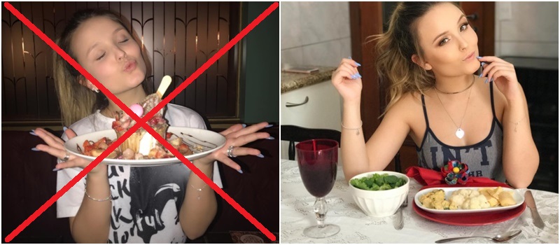 REEDUCAÇÃO ALIMENTAR: &#8216;Antes e depois&#8217; de Larissa Manoela chama a atenção nas redes sociais; Fotos