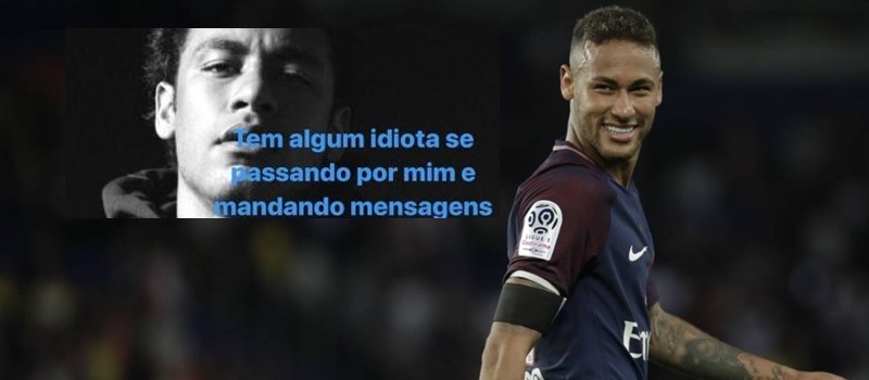 &#8220;DENUNCIEM ESSE MONGOL&#8221;: Em rede social, Neymar se irrita com farsante querendo se passar por ele