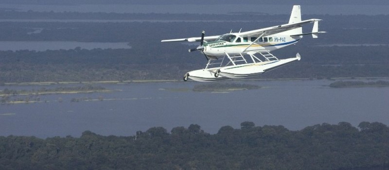 AMAZONAS: Aeronave do Greenpeace cai na região de Anavilhanas; Uma pessoa morreu