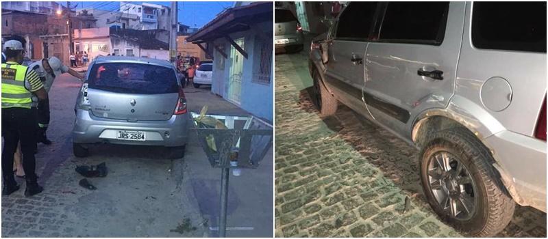 &#8216;PREJU&#8217;: Estudante pega ônibus escolar, assume direção e bate em três carros em Santo Antônio de Jesus