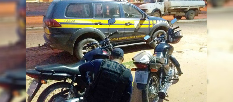 RECEPTAÇÃO: PRF prende dois homens com moto adulterada na cidade de Cristópolis