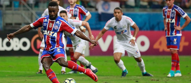 PERTO DA LIBERTADORES: De virada, Bahia vence o Santos na Arena Fonte Nova