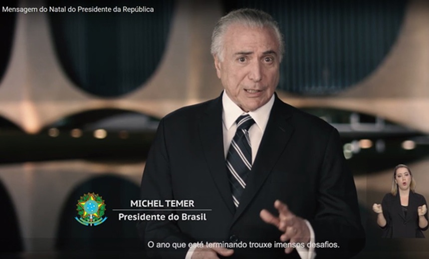 COMUNICADO: Temer fará pronunciamento em rede nacional de rádio e TV hoje à noite