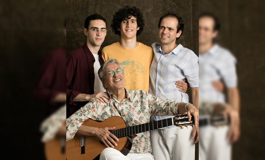 CONCHA ACÚSTICA: Caetano Veloso se apresenta com os filhos neste sábado