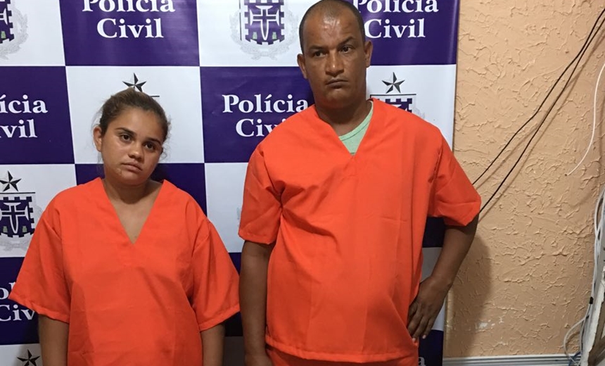 NO AMOR E NO CRIME: Polícia prende casal de traficantes; Homem é principal criminoso da região