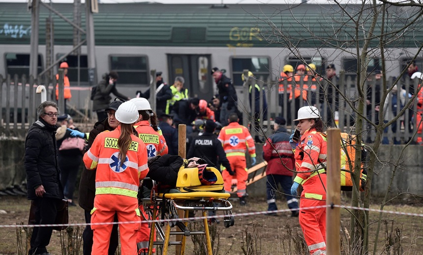 TRAGÉDIA: Descarrilamento de trem na Itália deixa mortos e 100 feridos