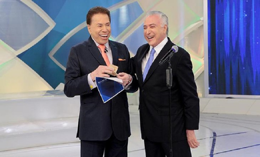 Silvio Santos recebe presidente Michel Temer em seu programa para falar sobre Reforma da Previdência