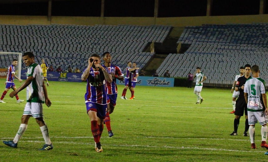 XÔ, ZIKA! Bahia faz segundo tempo seguro e bate o Altos pela Copa do Nordeste