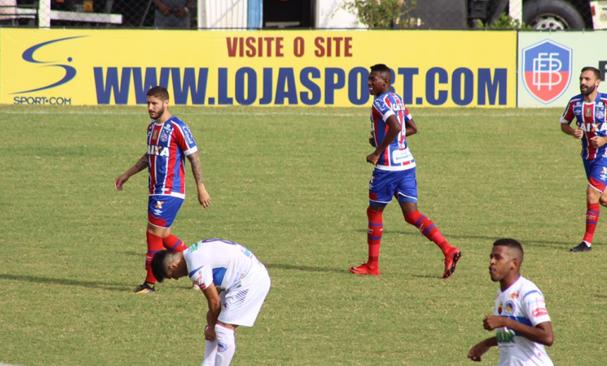 ACONTECEU DE NOVO: Bahia faz jogo sofrível e empata com o lanterna do Baianão