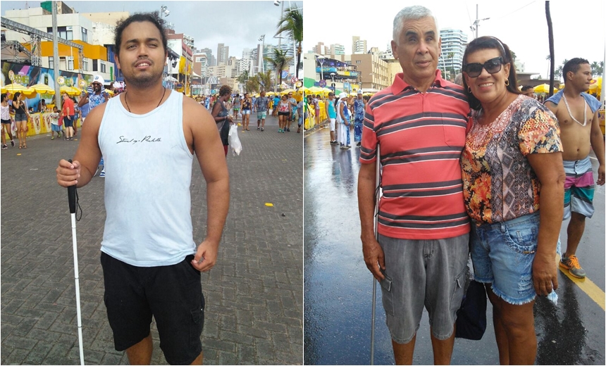 FOLIA ACESSÍVEL? Humorista e folião deficientes visuais falam sobre dificuldades no Carnaval
