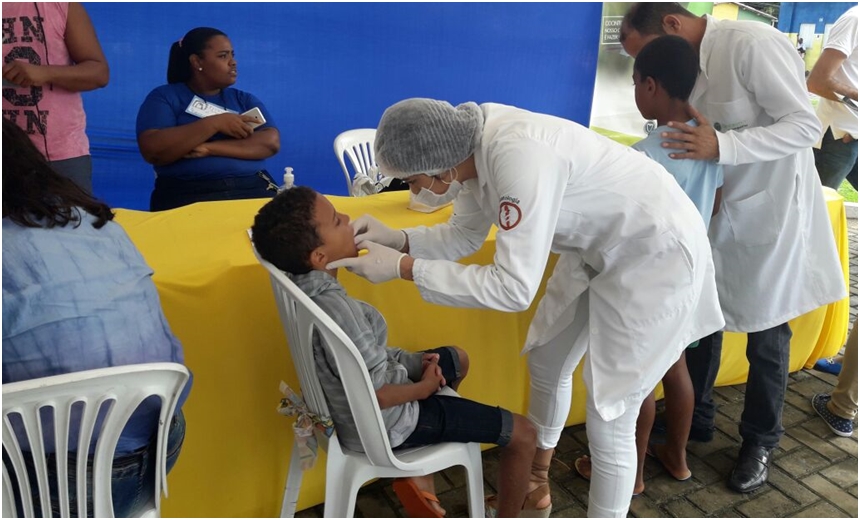 TUDO DE GRAÇA: Faculdade leva serviços de saúde gratuitos para o Bairro da Paz