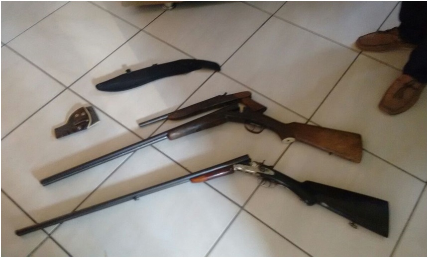 SEGURANÇA: Operação no interior prende um homem e apreende quatro armas