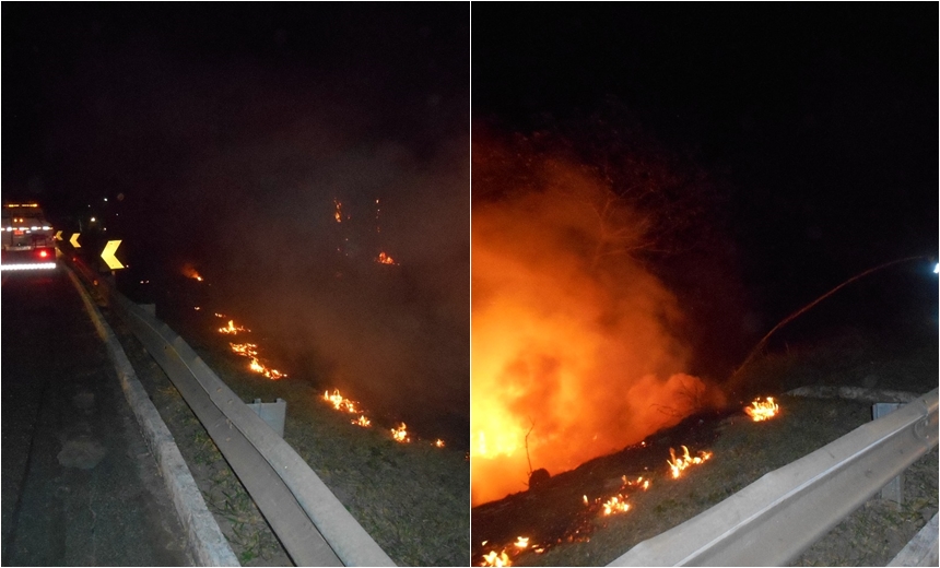 Controle de incêndios florestais são intensificados na BA 099 no mês de março