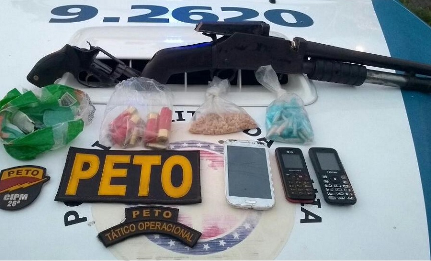 ALTO DO SALDANHA: Polícia apreende armas e drogas; Criminosos morrem em confronto