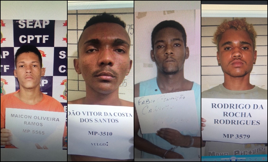 FUGA DE PRESOS: Quatro detentos escapam do presídio de Teixeira de Freitas