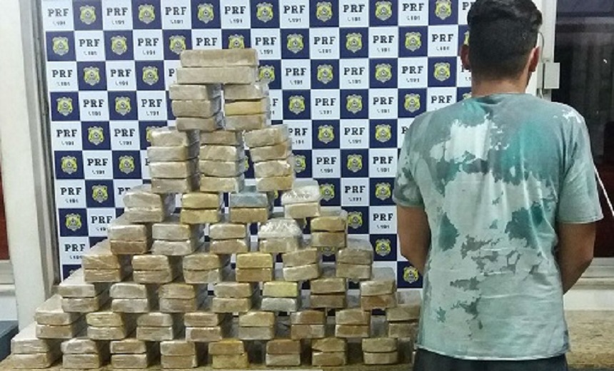 MUITA DROGA: Polícia prende traficante com 100 quilos de crack em Vitória da Conquista