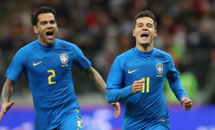 PASSEIO! Brasil goleia a Rússia em estádio da Copa do Mundo