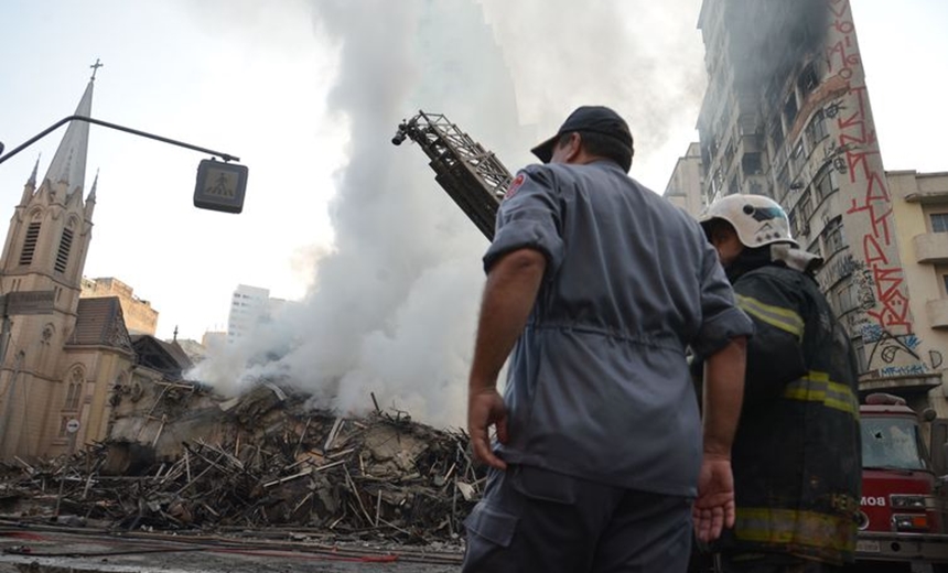 SÃO PAULO: Corpo de vítima de incêndio no Largo do Paissandu é liberado para sepultamento