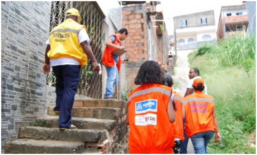 Defesa Civil registra 12 ocorrências em função das chuvas na capital baiana