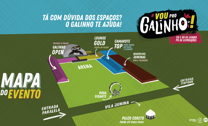 Arraiá do Galinho: confira o manual com todas as informações e serviços da festa