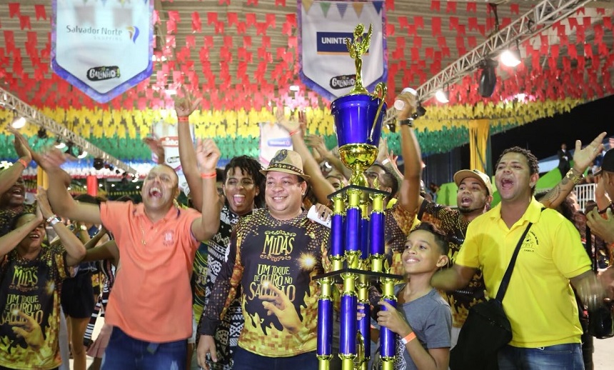 Capelinha do Forró é a grande campeã do concurso de quadrilhas do Arraiá do Galinho 2018