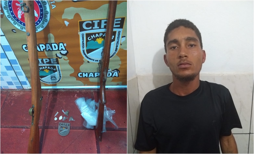 Traficante é preso vendendo drogas durante festejos juninos