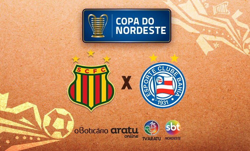 Acompanhe lance a lance de Sampaio Corrêa x Bahia no 1º jogo final da Copa do Nordeste