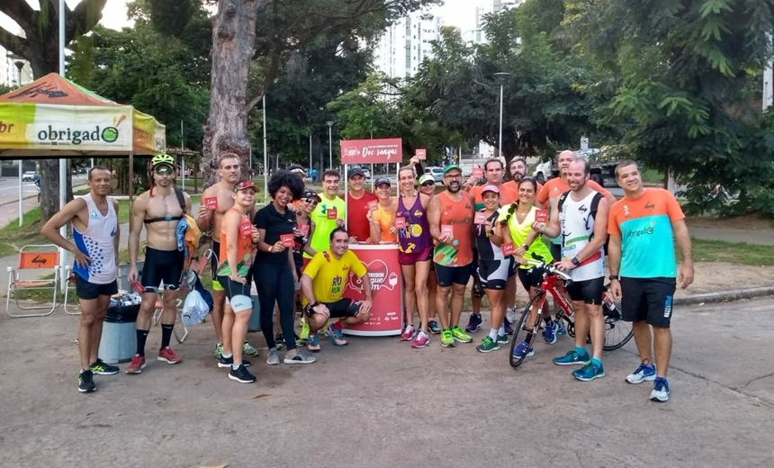 Projeto que estimula corredores a doarem sangue acontece até domingo em Salvador