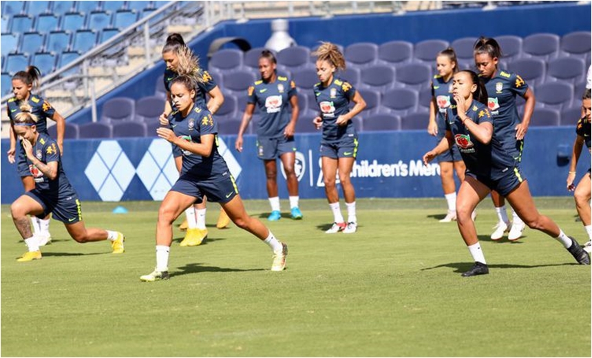 Futebol feminino do Brasil estreia hoje no Torneio das Nações nos EUA