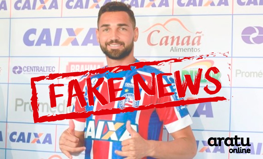 Fake news: informação de que atacante tricolor vai sair do Bahia é falsa; confira