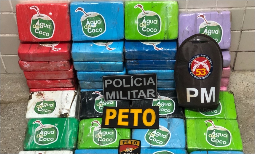 Droga avaliada em R$720 mil é apreendida em Mata de São João