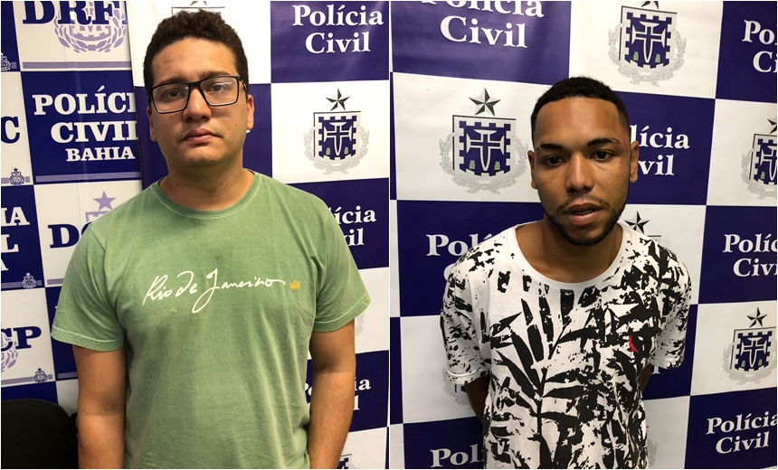 Polícia prende dupla suspeita de envolvimento em roubo de cargas e lojas em Salvador