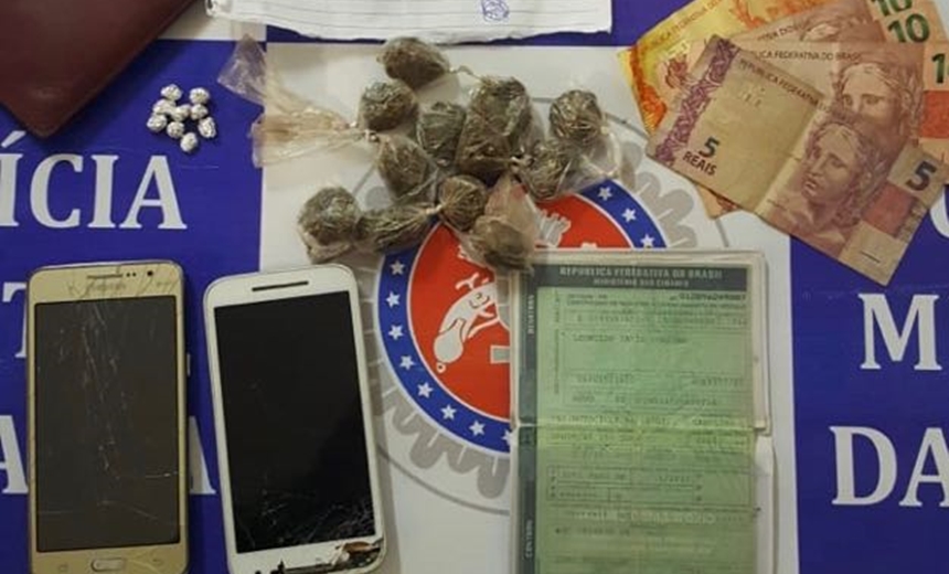 Após denúncia anônima, polícia prende traficante e apreende drogas em Paulo Afonso