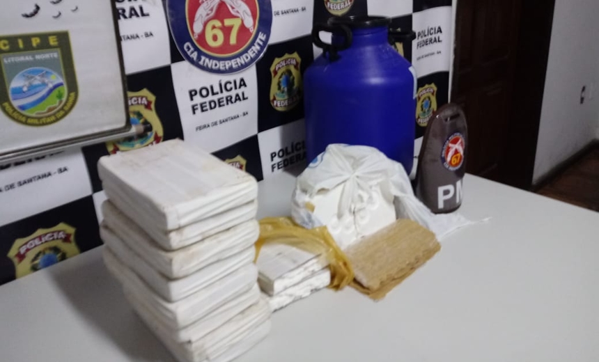 Mulher é presa e laboratório de cocaína é estourado em Feira de Santana