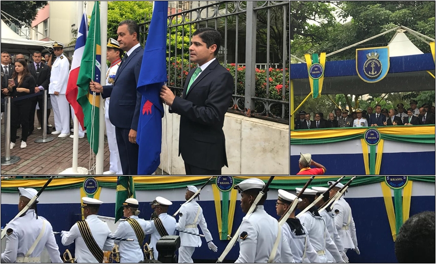 Desfile com mais de cinco mil integrantes homenageia a Independência, em Salvador