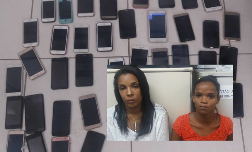 Mulheres são presas após furtarem 43 celulares durante festa em Porto Seguro