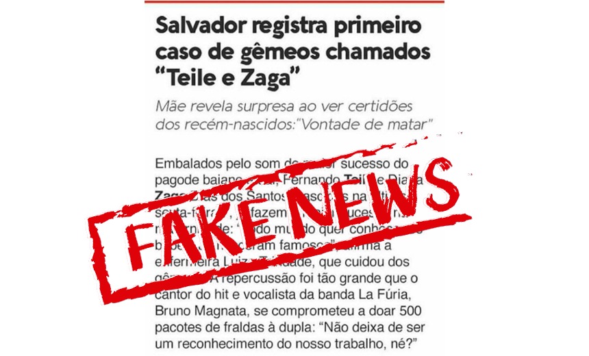 Nascimento dos gêmeos ?Teile e Zaga? é fake news, diz banda Lá Fúria