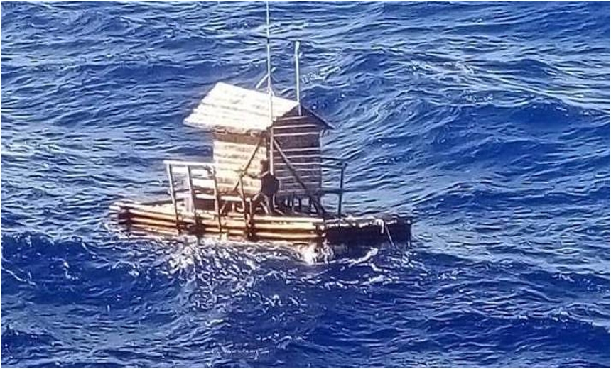 Milagre? Jovem sobrevive 49 dias à deriva em mar aberto em cabana de pesca flutuante