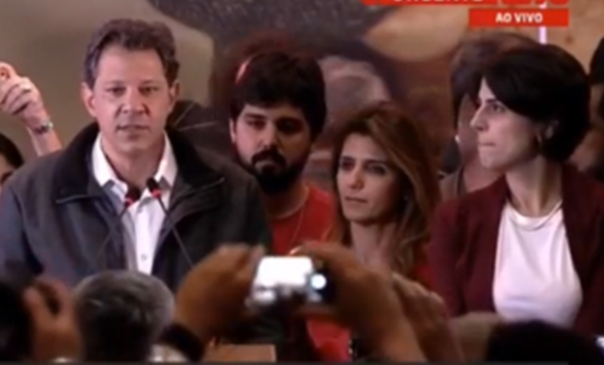 &#8216;Eleição diferente&#8217;, diz Haddad em discurso após definição do segundo turno; veja vídeo