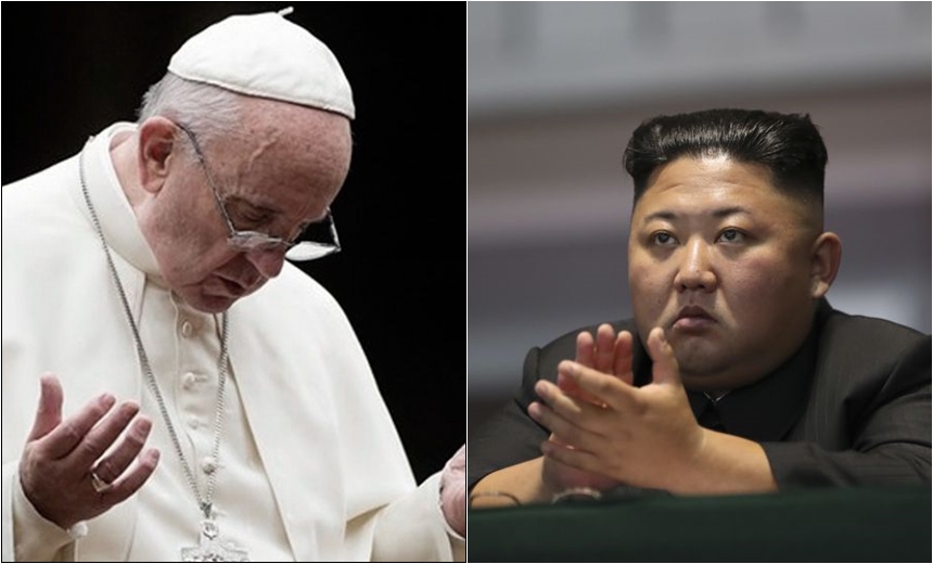 Líder norte-coreano deseja que papa Francisco visite Pyongyang