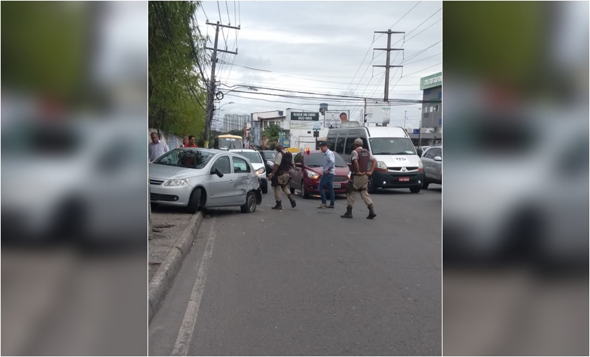 Urgente! Perseguição acaba em tiroteio e acidentes no São Rafael e Paralela