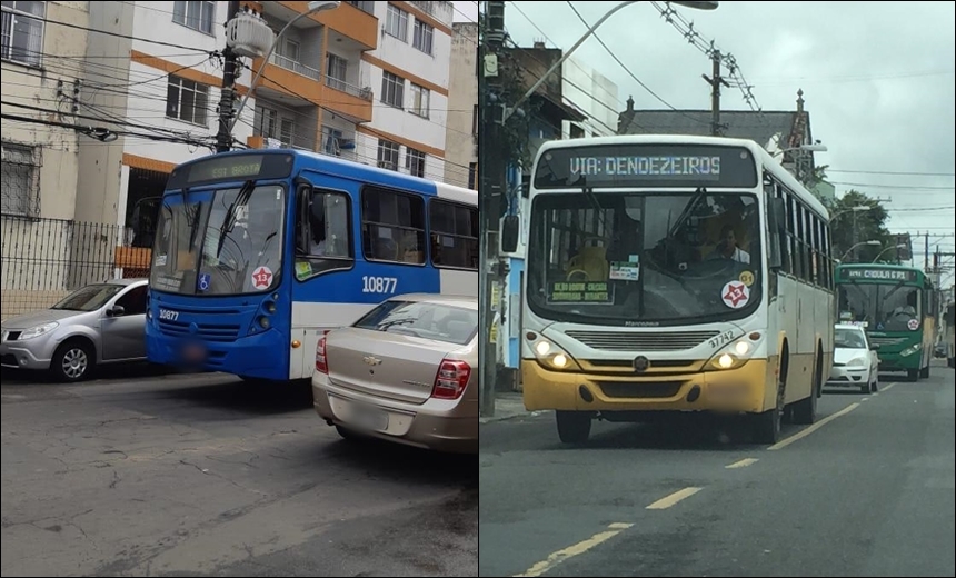 Ônibus de Salvador aparecem com adesivos do PT e Dem promete ir à Justiça