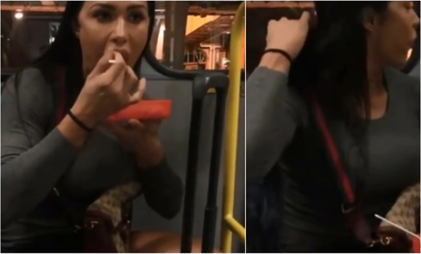 ASSISTA: Gracyanne Barbosa é clicada comendo marmita em ônibus; ?foco é tudo?