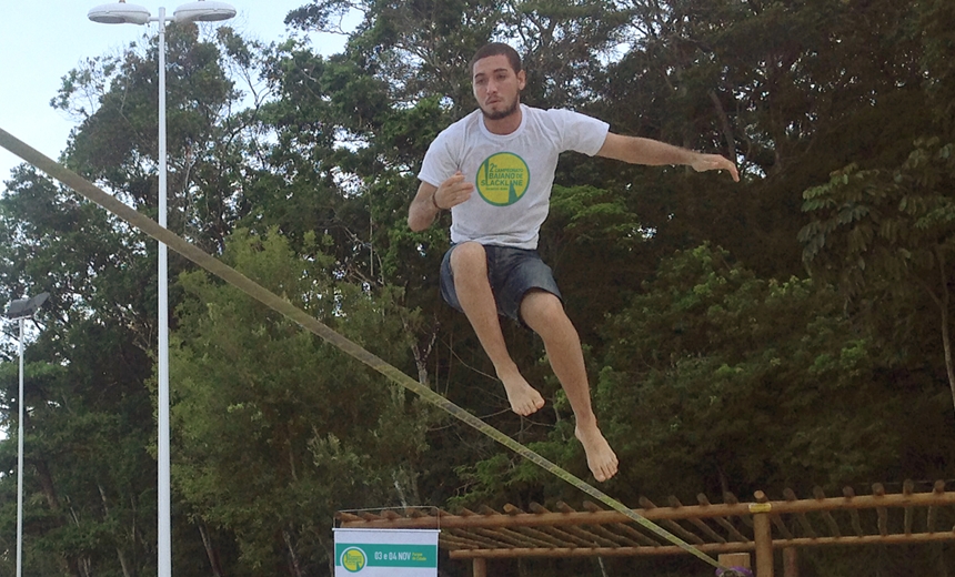 2º Campeonato Baiano de Slackline acontece no Parque da Cidade