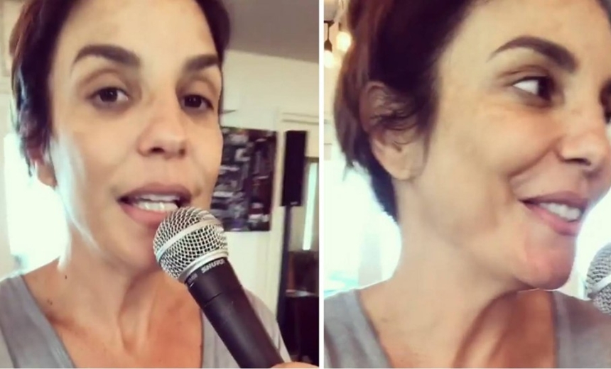 Ivete Sangalo posta vídeo cantando sem maquiagem e surpreende fãs; confira